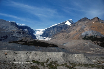 Receding Glacier: Alberta, Canada.